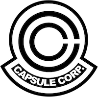 the capsule corp. logo